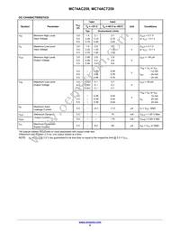 MC74ACT259DR2G Datasheet Page 5