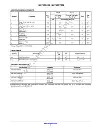 MC74ACT259DR2G Datasheet Page 8