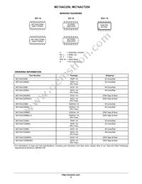 MC74ACT259NG Datasheet Page 9