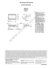 MC74ACT259NG Datasheet Page 11