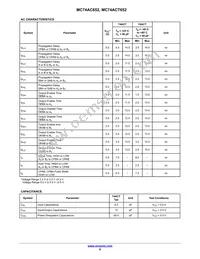 MC74ACT652NG Datasheet Page 8