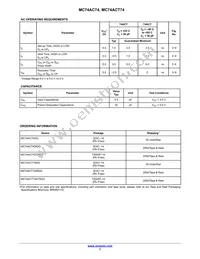 MC74ACT74NG Datasheet Page 7