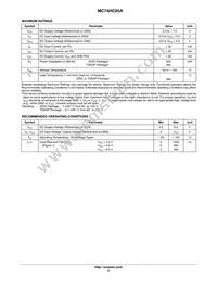 MC74HC05ADTR2G Datasheet Page 2