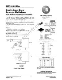 MC74HC153ADTG Datasheet Cover