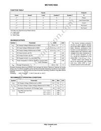 MC74HC160ADG Datasheet Page 2