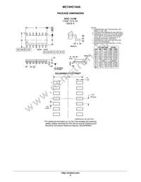 MC74HC164ADTR2 Datasheet Page 9