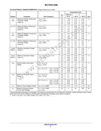 MC74HC164BDR2G Datasheet Page 4