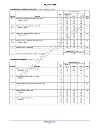 MC74HC164BDR2G Datasheet Page 5