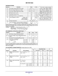 MC74HC165AFG Datasheet Page 3