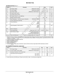 MC74HC174ADTR2 Datasheet Page 3