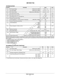 MC74HC174AFELG Datasheet Page 3