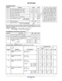 MC74HC365ADTG Datasheet Page 3