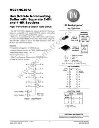 MC74HC367ADG Datasheet Cover
