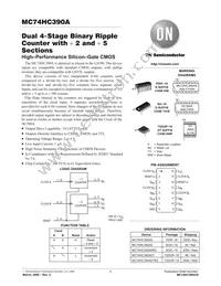 MC74HC390ADTR2 Datasheet Cover