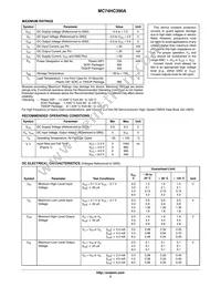 MC74HC390AFG Datasheet Page 3