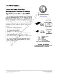 MC74HC4067ADTR2G Datasheet Cover