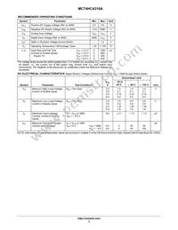 MC74HC4316AN Datasheet Page 3