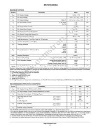 MC74HC4538AFG Datasheet Page 3