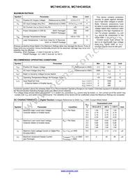 MC74HC4852ADG Datasheet Page 3