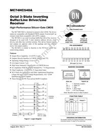 MC74HC540AFG Datasheet Cover