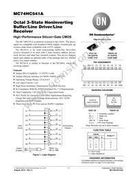 MC74HC541AFG Datasheet Cover