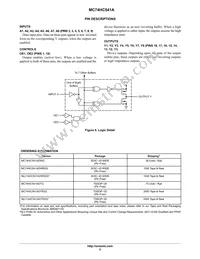 MC74HC541AFG Datasheet Page 5