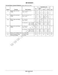 MC74HC597ADTG Datasheet Page 4