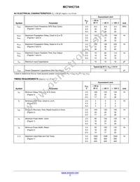 MC74HC73ADTG Datasheet Page 3