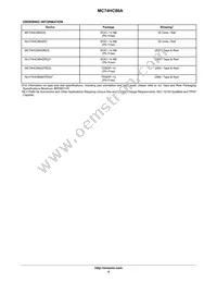 MC74HC86AFG Datasheet Page 4