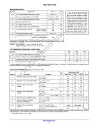 MC74HCT04AFELG Datasheet Page 2