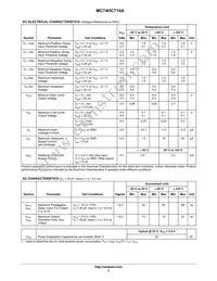 MC74HCT14AFELG Datasheet Page 3
