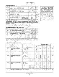 MC74HCT366ADG Datasheet Page 3