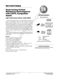 MC74HCT4066ADTG Datasheet Cover