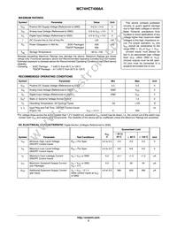 MC74HCT4066ADTG Datasheet Page 3