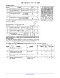 MC74HCT4852ADTG Datasheet Page 3