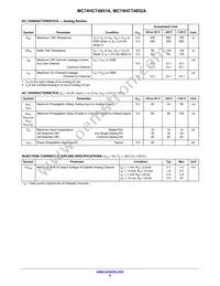 MC74HCT4852ADTG Datasheet Page 4
