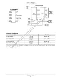 MC74HCT595ADG Datasheet Page 2