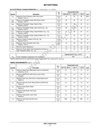 MC74HCT595ADG Datasheet Page 5