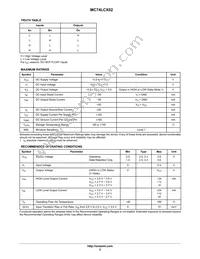 MC74LCX02MELG Datasheet Page 2