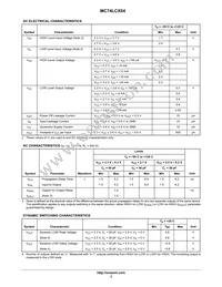 MC74LCX04MELG Datasheet Page 3