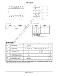 MC74LCX08MELG Datasheet Page 2