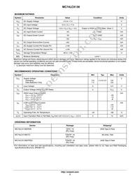 MC74LCX139DTG Datasheet Page 3
