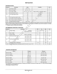 MC74LCX139MEL Datasheet Page 3