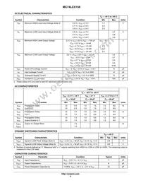 MC74LCX158DT Datasheet Page 5