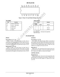 MC74LCX158M Datasheet Page 2