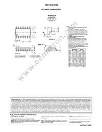 MC74LCX158M Datasheet Page 8