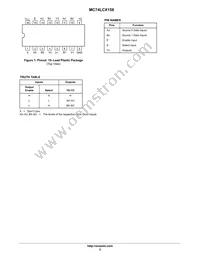 MC74LCX158MELG Datasheet Page 2