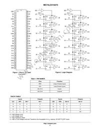 MC74LCX16373DTG Datasheet Page 2