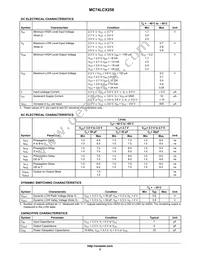MC74LCX258MEL Datasheet Page 5