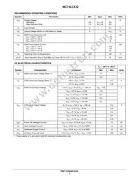 MC74LCX32MELG Datasheet Page 3